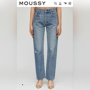 Moussy Vintage Gibraltar Straight Jeans